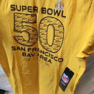 Super bowl 50 yellow tee